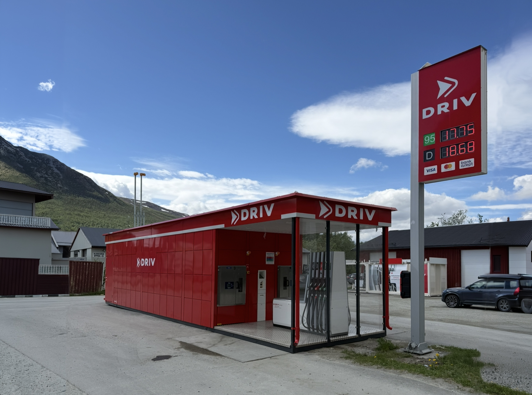 Bränsleanläggning för DRIV Energi Midt-Norge