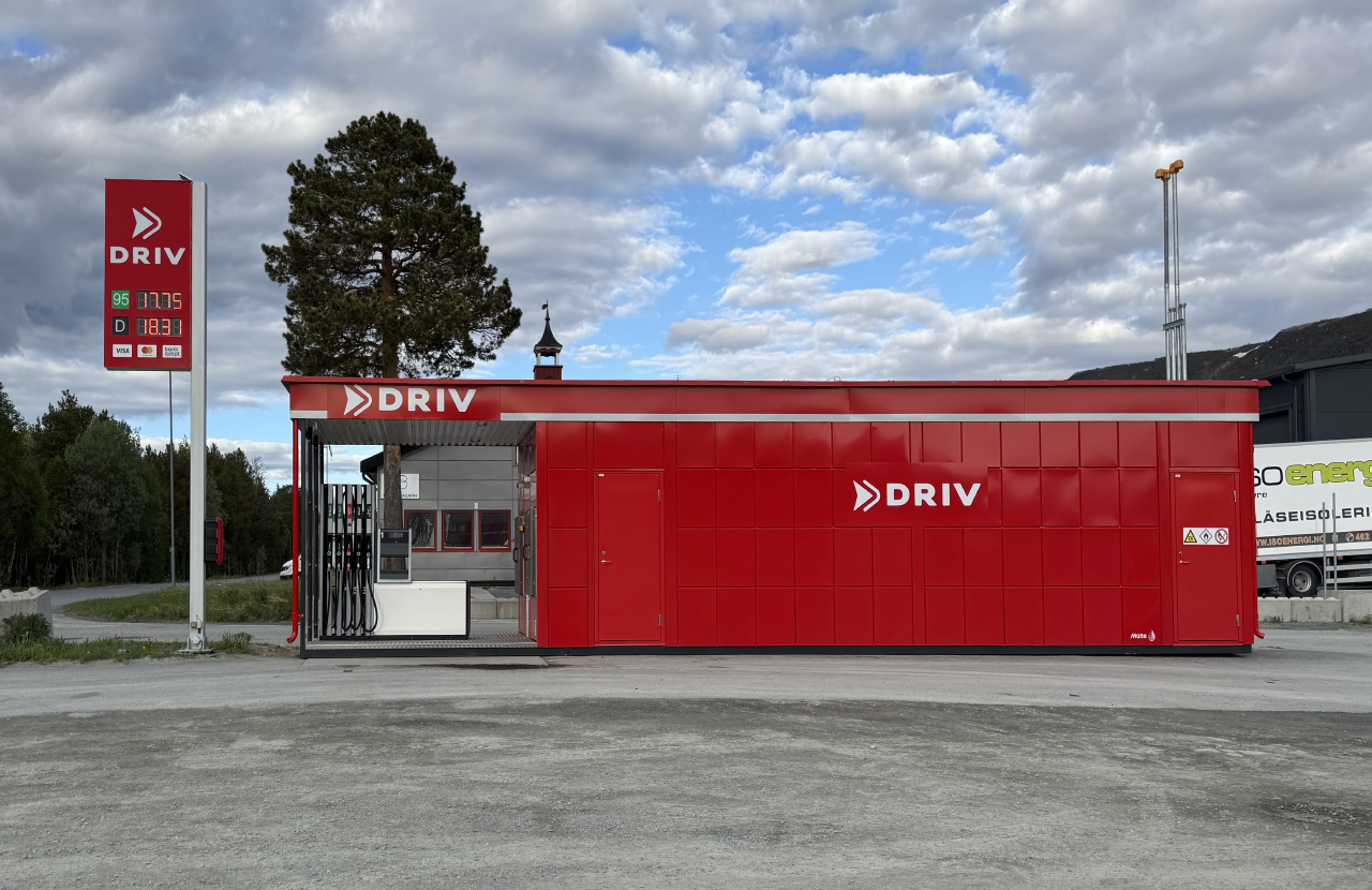 bränsleanläggning för DRIV Energi Midt-Norge